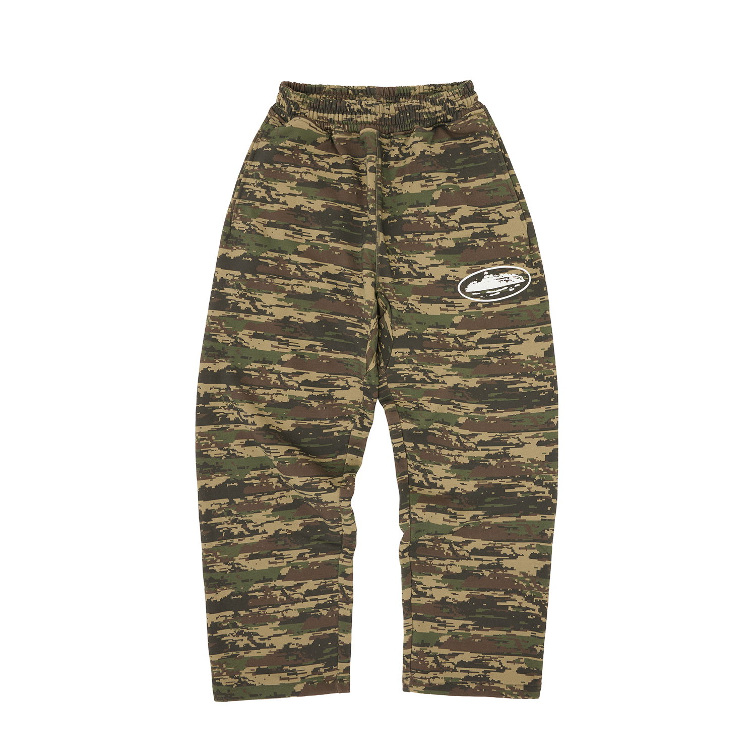 Corteiz ISLAND PUFF PRINT OPEN HEM SWEATPANT [DIGI CAMO] product image