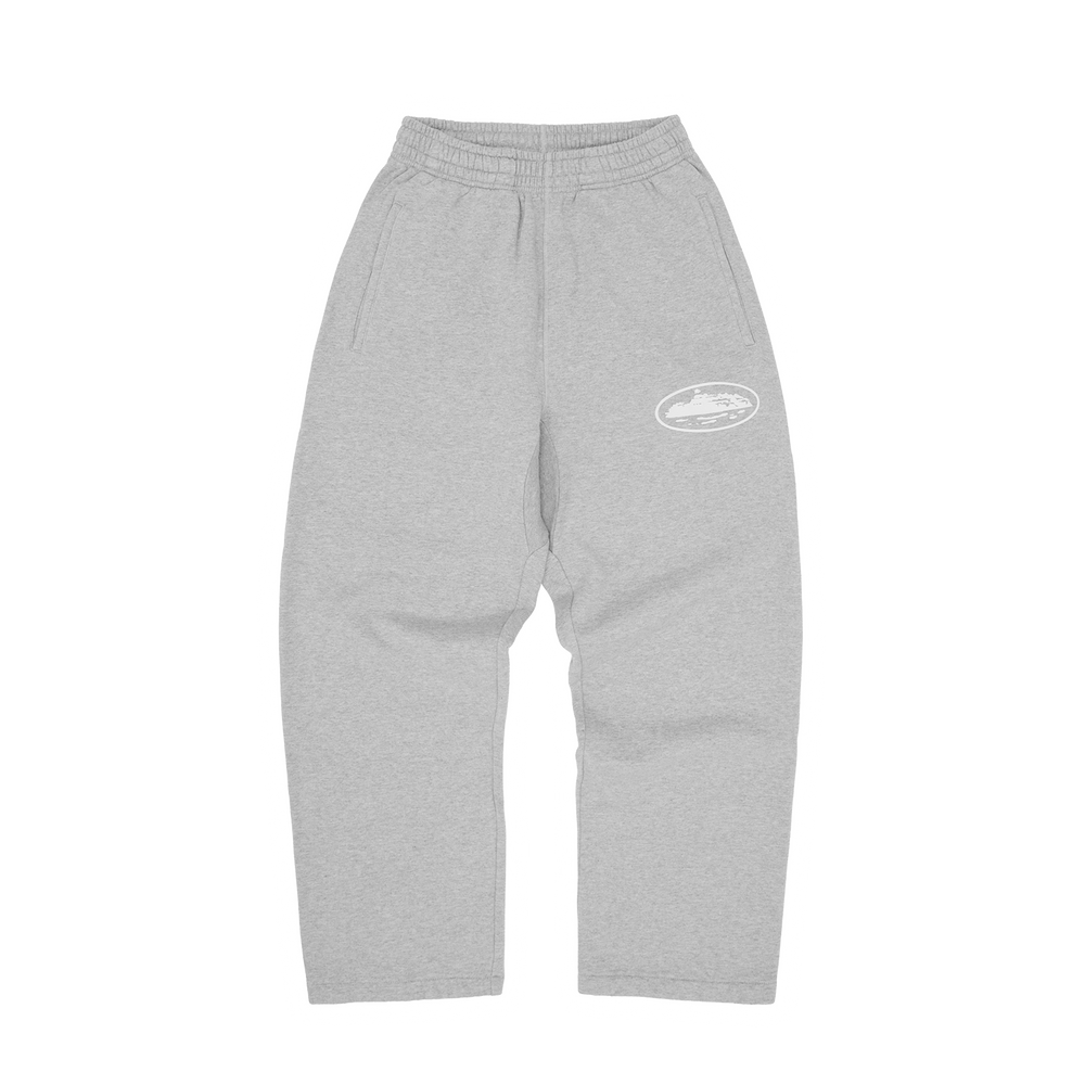 Corteiz ISLAND PUFF PRINT OPEN HEM SWEATPANT [HEATHER GREY] product image
