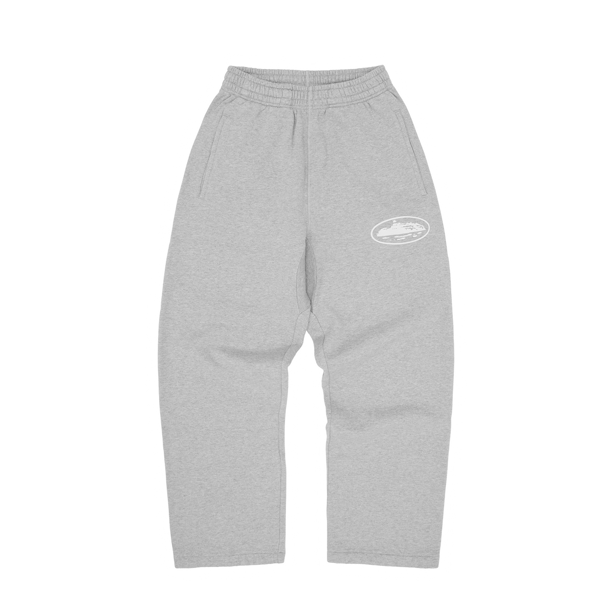 Corteiz ISLAND PUFF PRINT OPEN HEM SWEATPANT [HEATHER GREY] product image