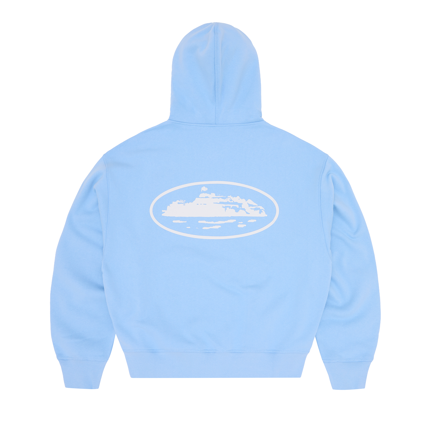 ISLAND PUFF PRINT ZIP HOODIE [BABY BLUE] alternate view