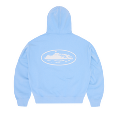 ISLAND PUFF PRINT ZIP HOODIE [BABY BLUE] alternate view