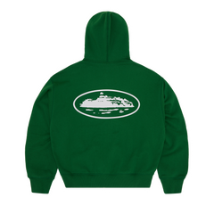 ISLAND PUFF PRINT ZIP HOODIE [GREEN] alternate view