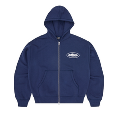 ISLAND PUFF PRINT ZIP HOODIE [NAVY] product image