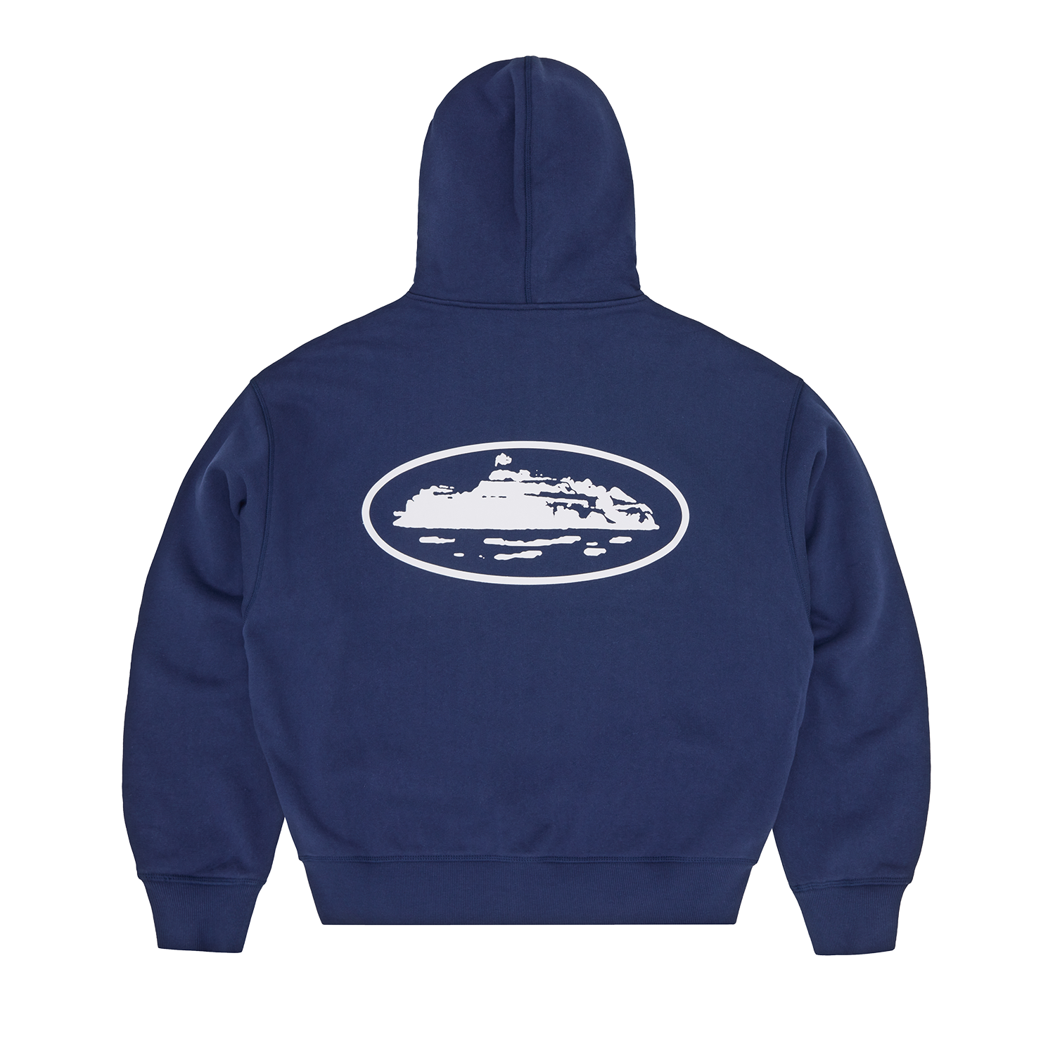 ISLAND PUFF PRINT ZIP HOODIE [NAVY] alternate view