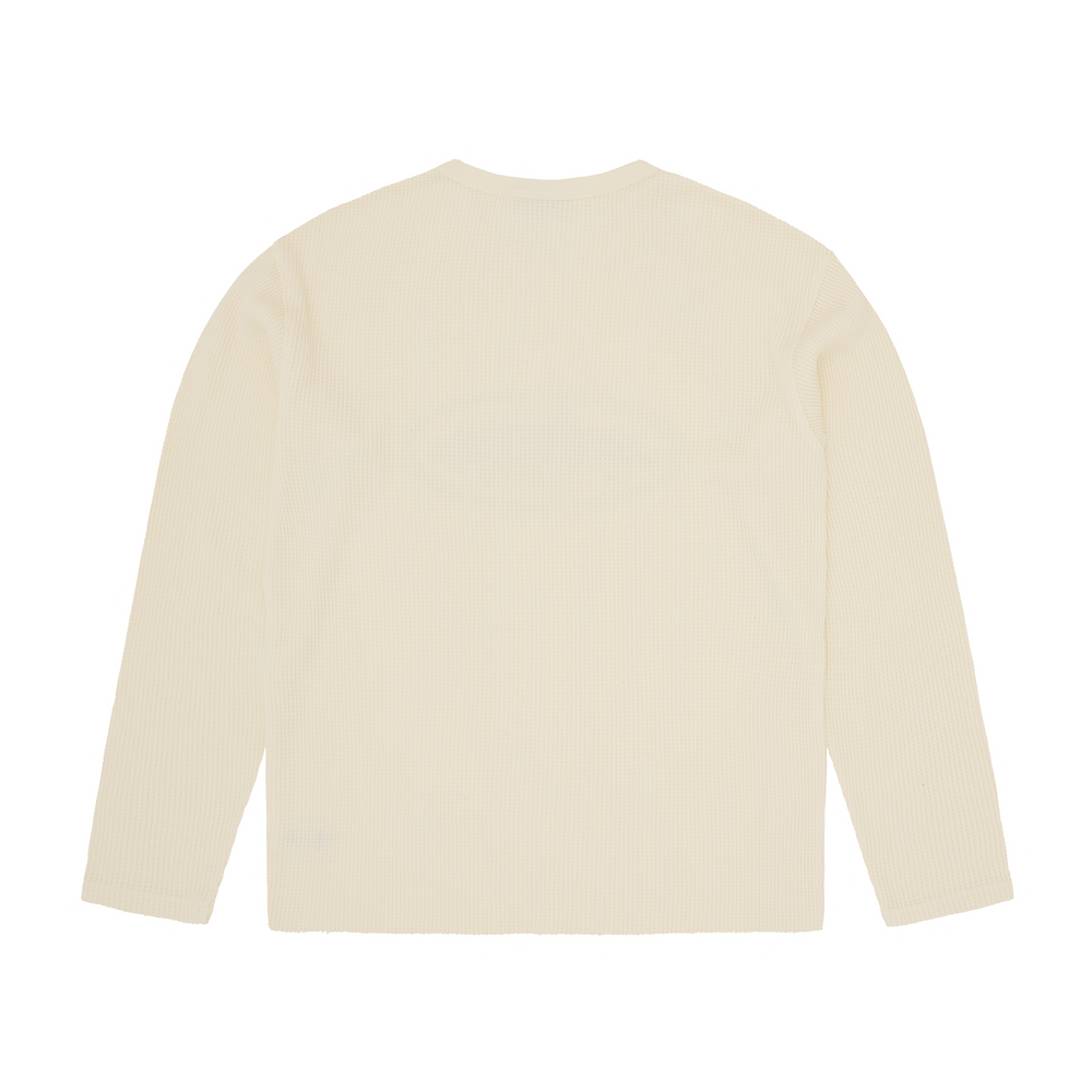 ISLAND WAFFLE THERMAL [CREAM] Hoodie alternate view