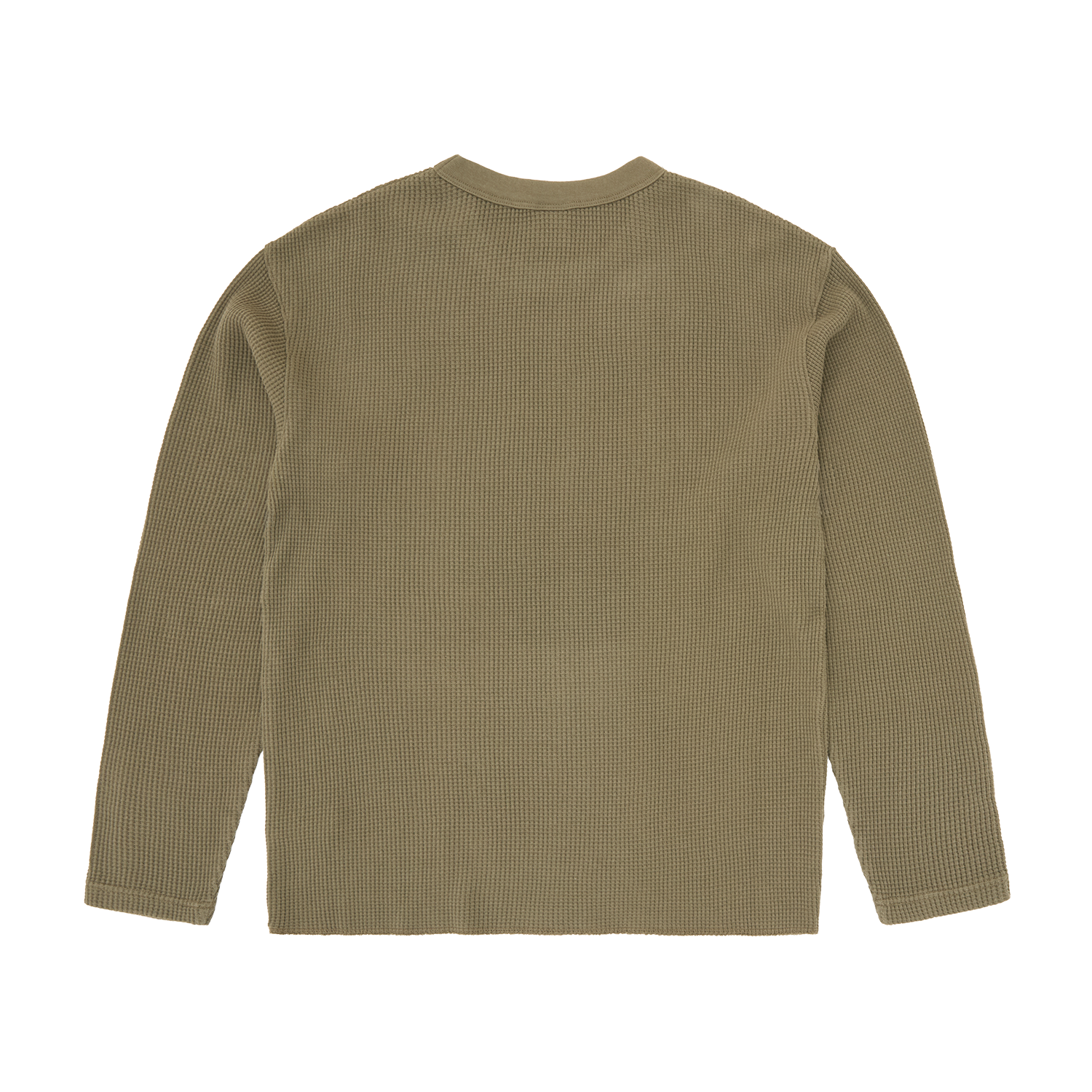ISLAND WAFFLE THERMAL [OLIVE] Hoodie alternate view