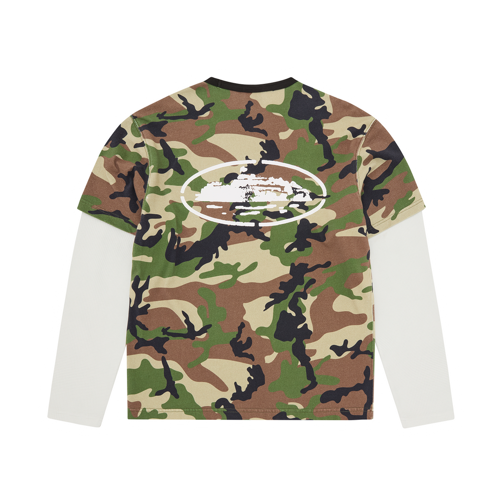 ISLAND HYBRID THERMAL LS [CAMO] Hoodie alternate view