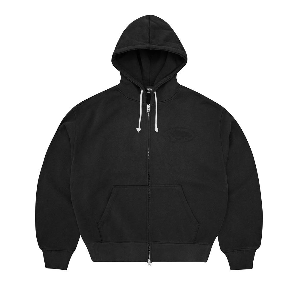 ISLAND KNOCKOUT ZIP HOODIE [BLACK] product image