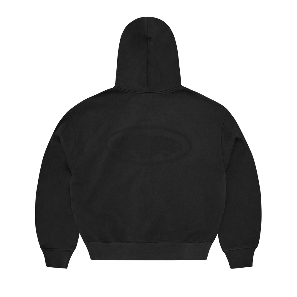 ISLAND KNOCKOUT ZIP HOODIE [BLACK] alternate view