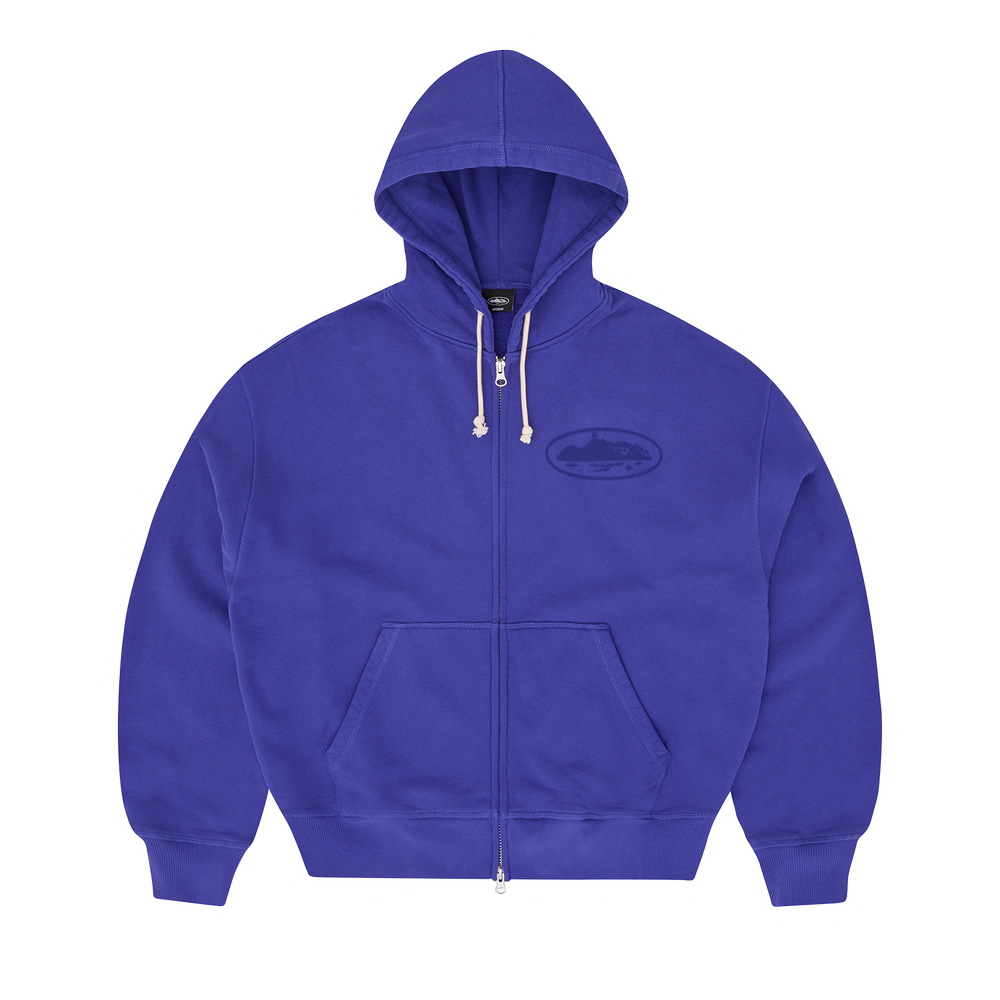 ISLAND KNOCKOUT ZIP HOODIE [INDIGO BLUE] product image