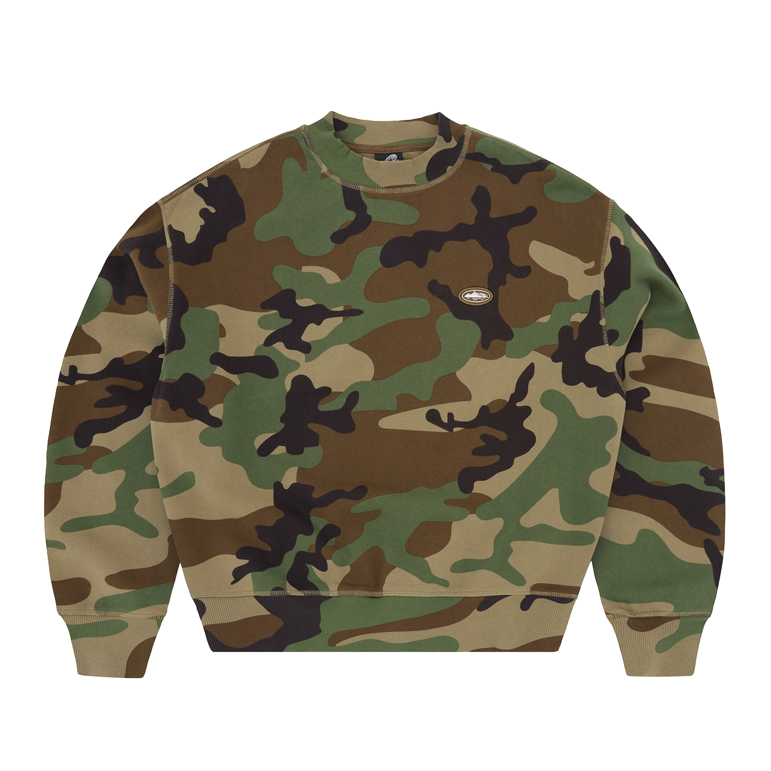 MINI ISLAND CREWNECK [WOODLAND CAMO] Hoodie product image