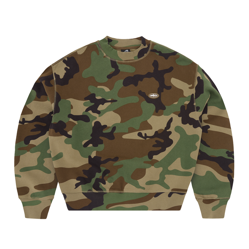 MINI ISLAND CREWNECK [WOODLAND CAMO] Hoodie product image