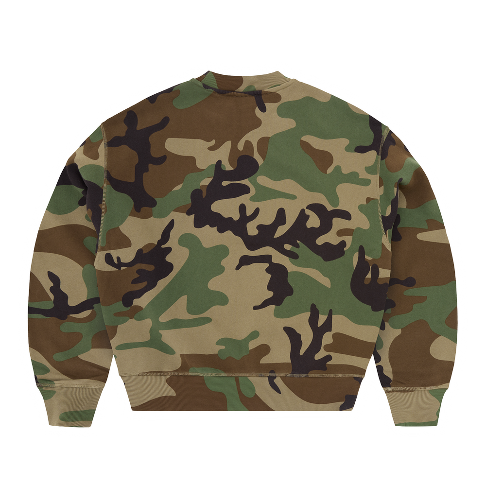 MINI ISLAND CREWNECK [WOODLAND CAMO] Hoodie alternate view