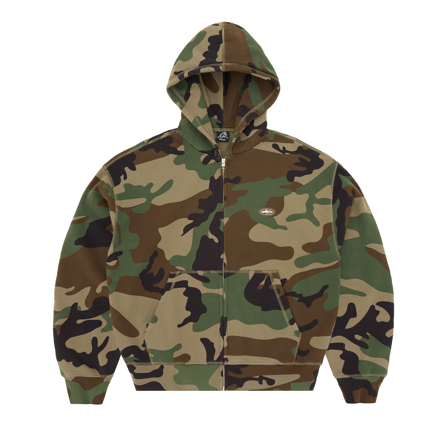 MINI ISLAND ZIP HOODIE [WOODLAND CAMO] product image
