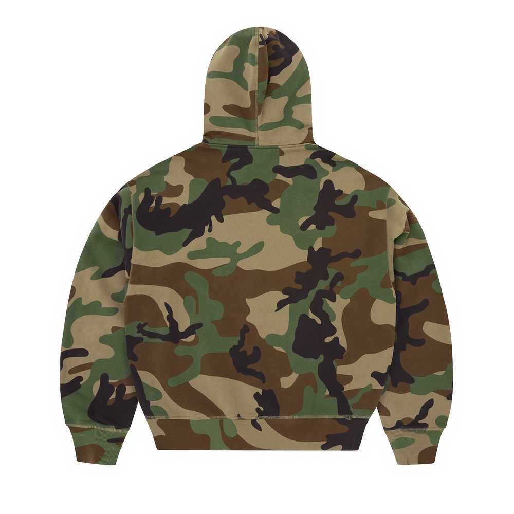 MINI ISLAND ZIP HOODIE [WOODLAND CAMO] alternate view