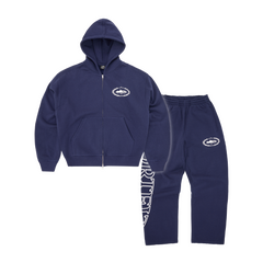 Corteiz Superior Royale Tracksuit - Navy front view