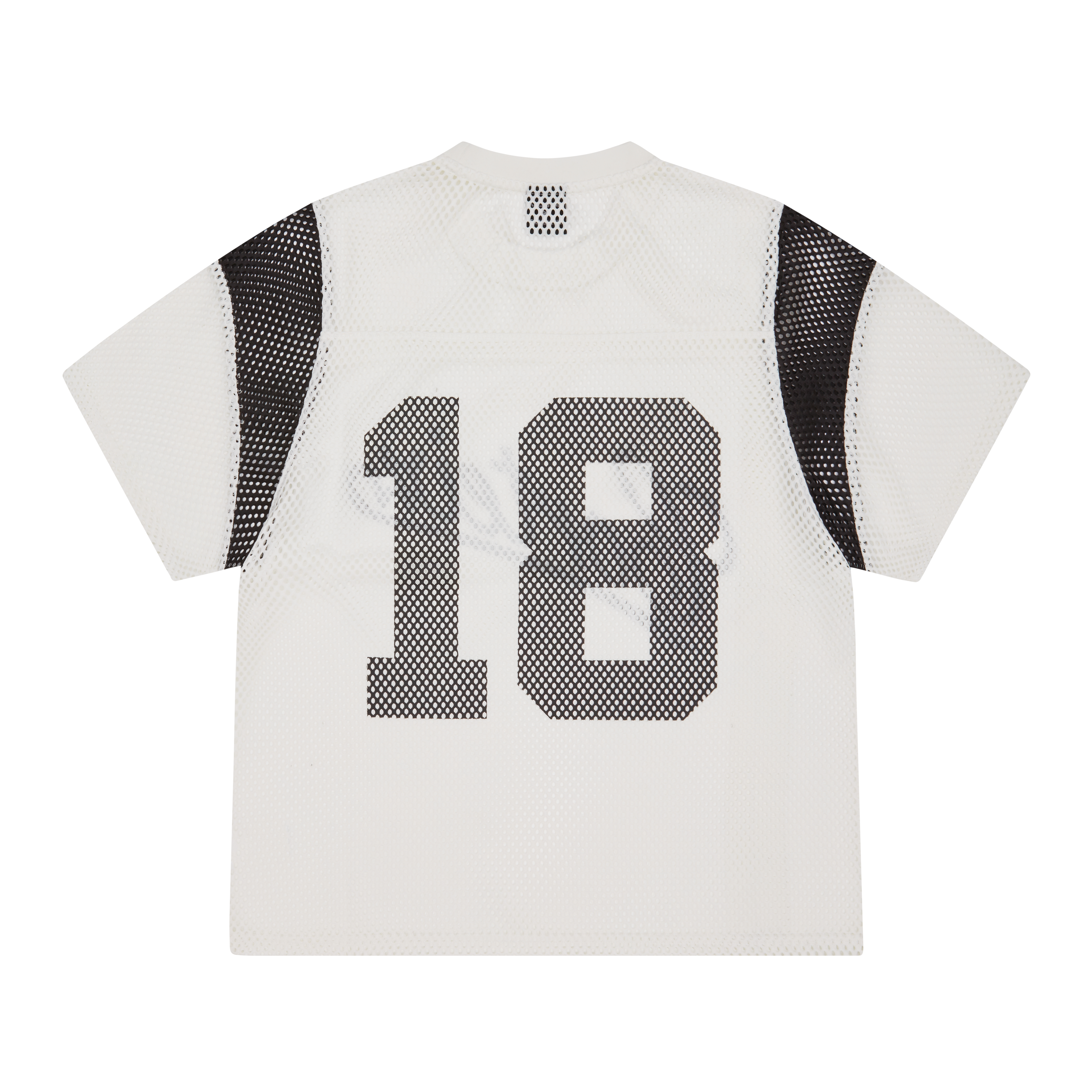 OPEN MESH PANEL JERSEY [CREAM] Hoodie alternate view