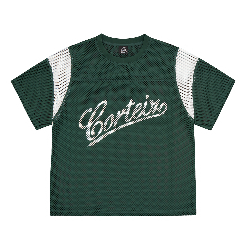 OPEN MESH PANEL JERSEY [FOREST GREEN] Hoodie product image