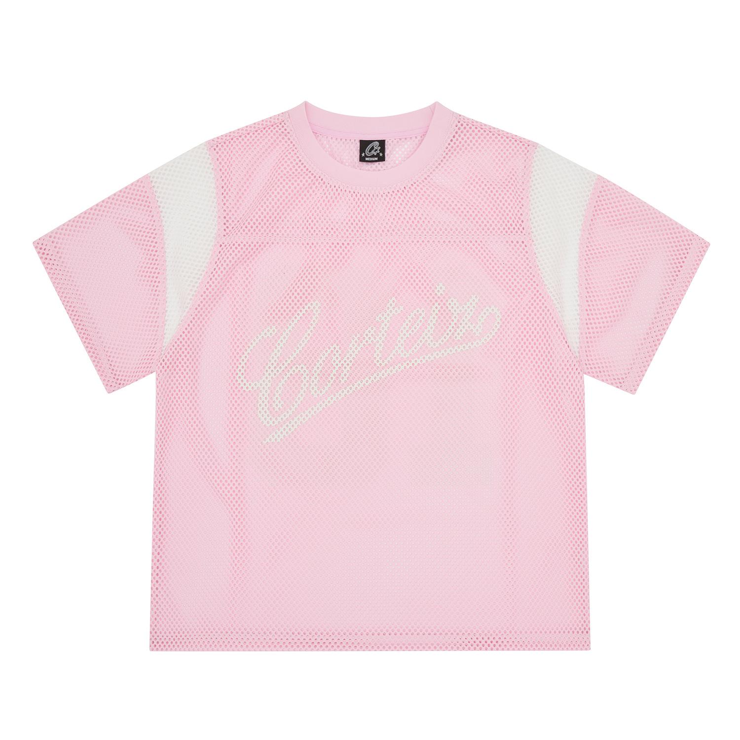 OPEN MESH PANEL JERSEY [PINK] Hoodie product image