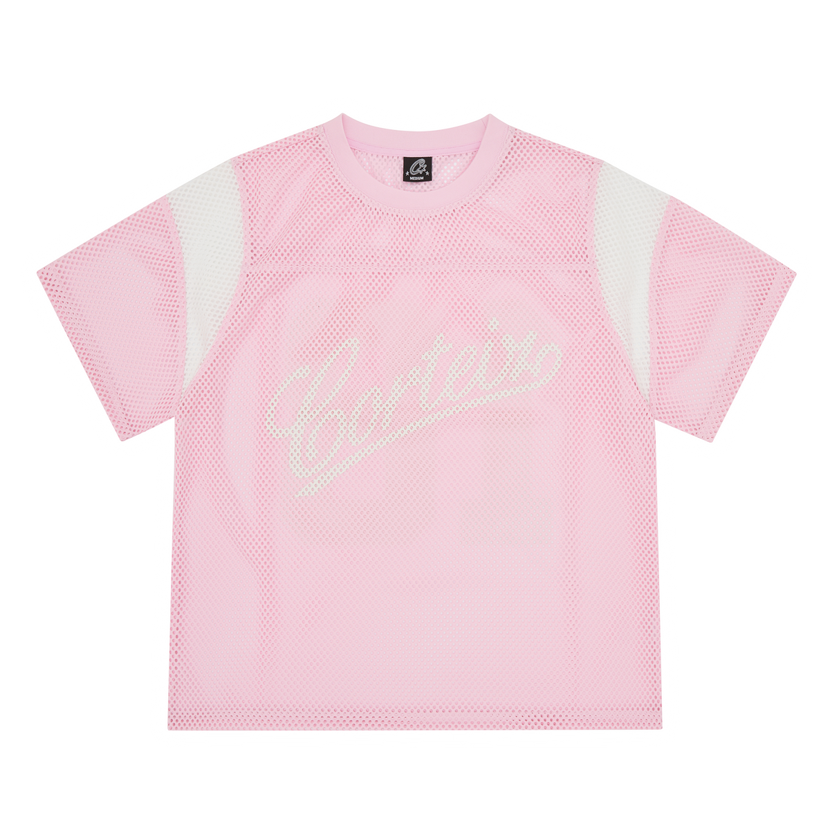 OPEN MESH PANEL JERSEY [PINK] Hoodie product image