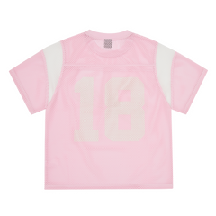 OPEN MESH PANEL JERSEY [PINK] Hoodie alternate view