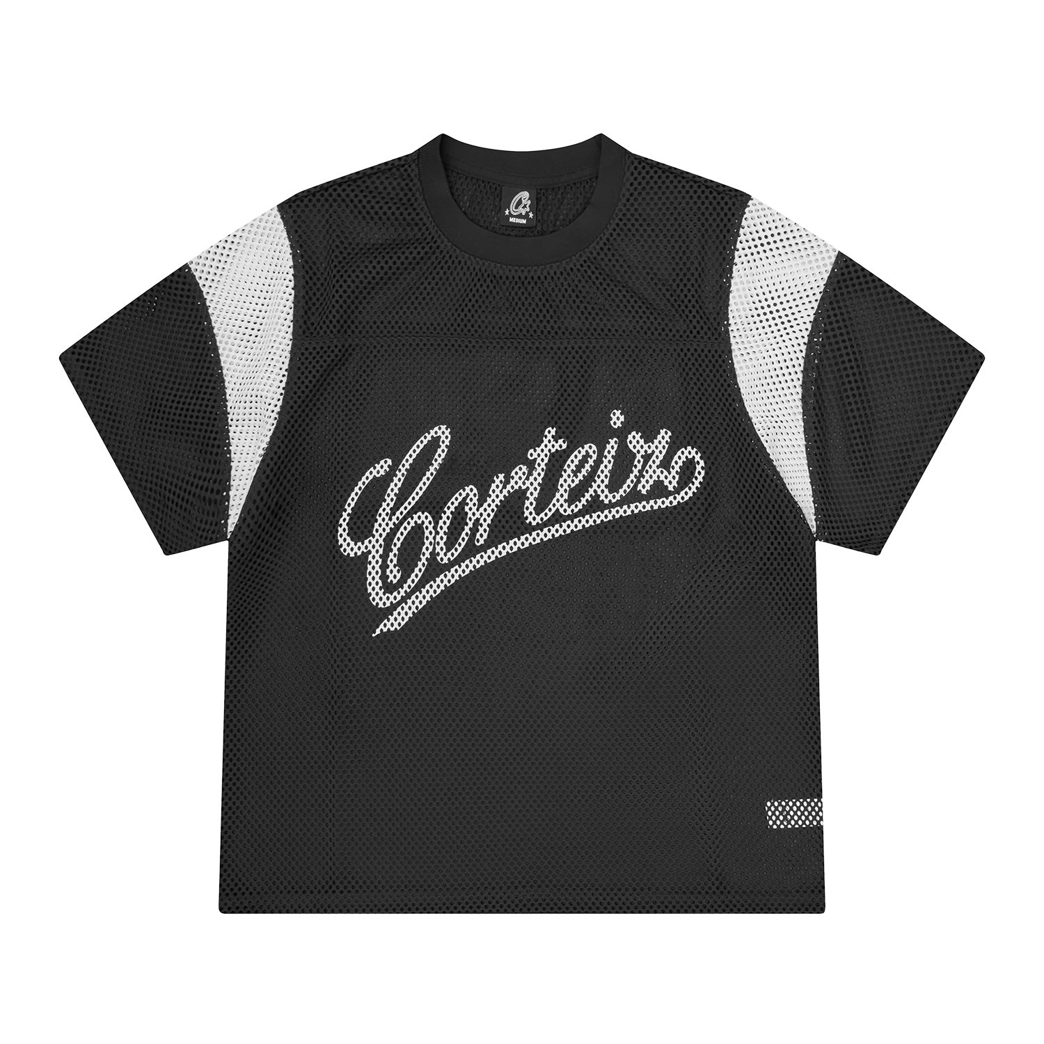OPEN MESH PANEL JERSEY [BLACK] Hoodie product image