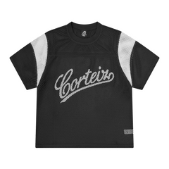 OPEN MESH PANEL JERSEY [BLACK] Hoodie product image