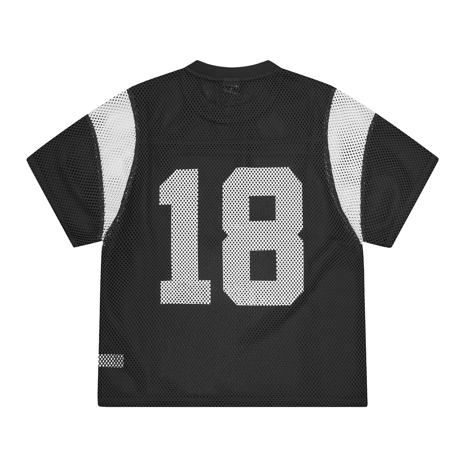 OPEN MESH PANEL JERSEY [BLACK] Hoodie alternate view