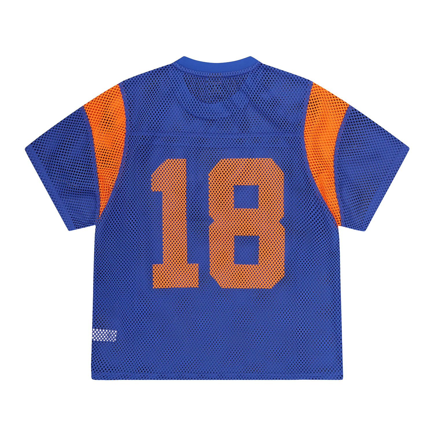 OPEN MESH PANEL JERSEY [BLUE/ORANGE] Hoodie alternate view