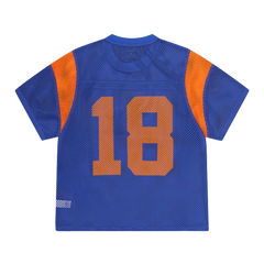 OPEN MESH PANEL JERSEY [BLUE/ORANGE] Hoodie alternate view