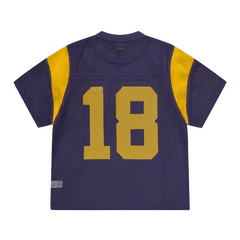 OPEN MESH PANEL JERSEY [NAVY/YELLOW] Hoodie alternate view