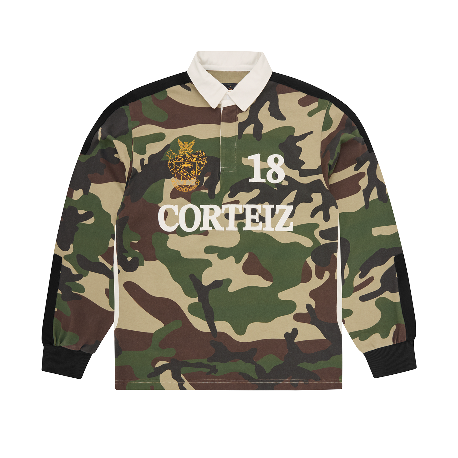 PANELLED RUGBY [WOODLAND CAMO] Hoodie product image