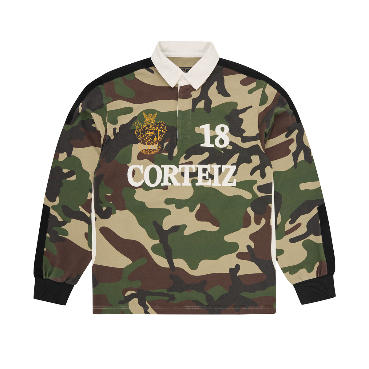 PANELLED RUGBY [WOODLAND CAMO] Hoodie product image