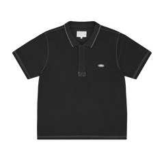 ISLAND POLO SHIRT [BLACK] Hoodie product image
