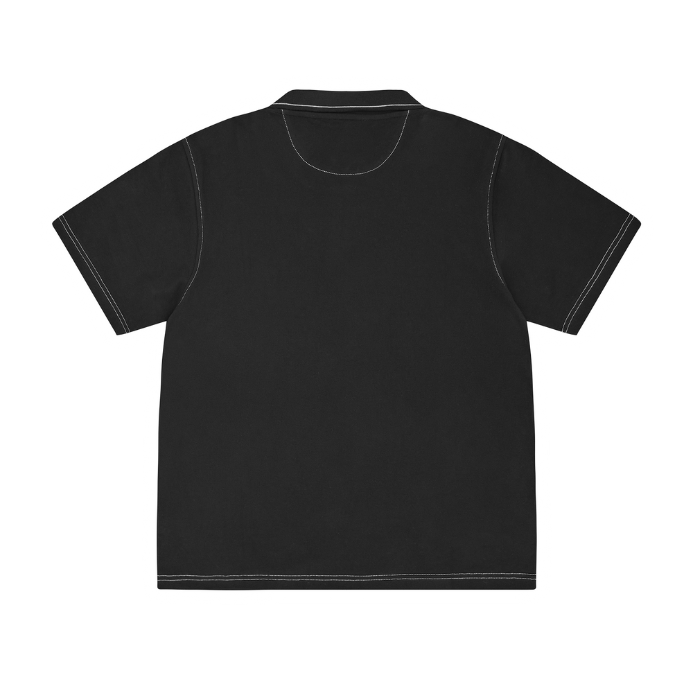 ISLAND POLO SHIRT [BLACK] Hoodie alternate view