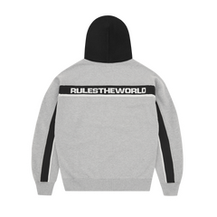 RIBBED SPORTEIZ ZIP HOODIE [HEATHER GREY] alternate view