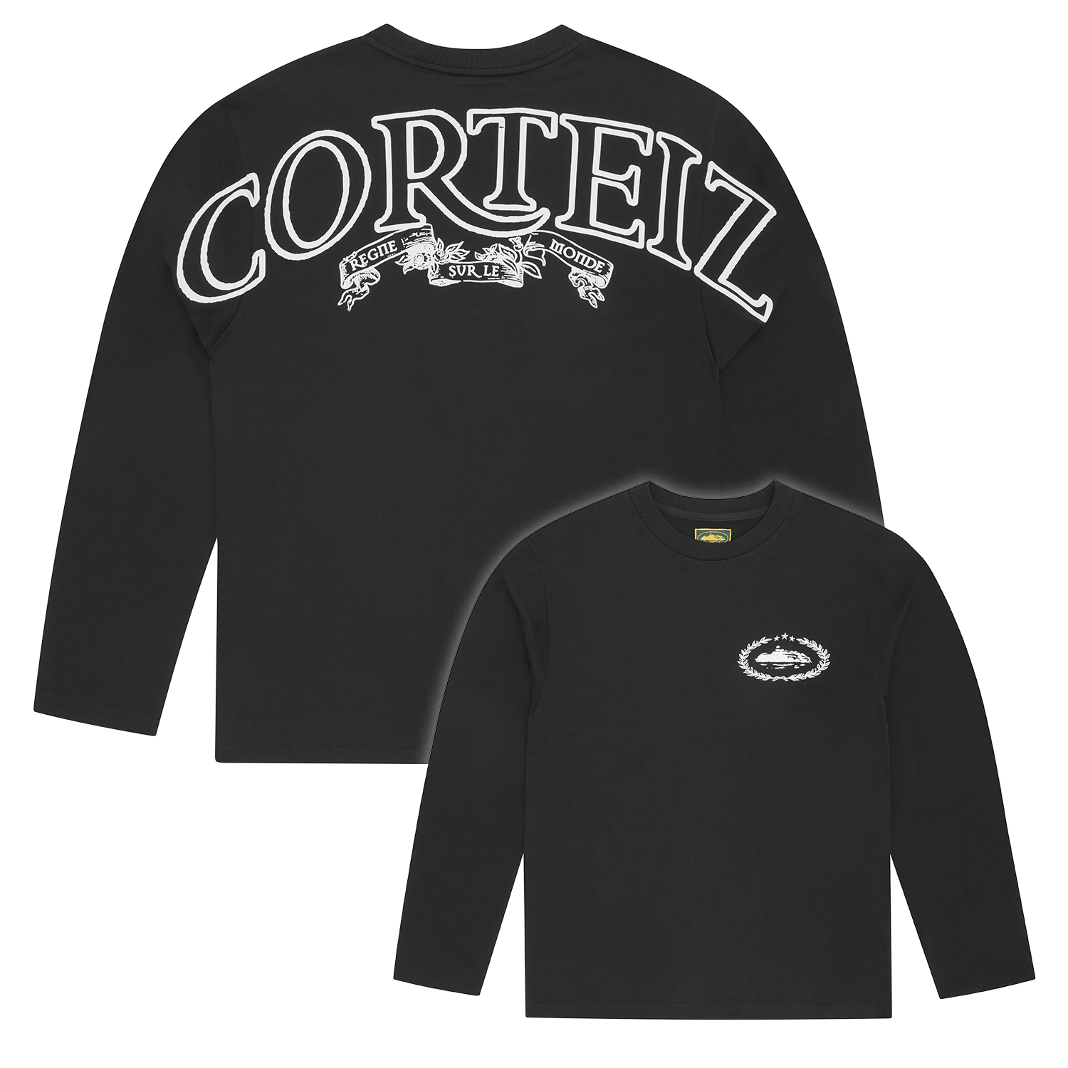 ROYALE HEAVYWEIGHT TEE LS [BLACK] Hoodie alternate view
