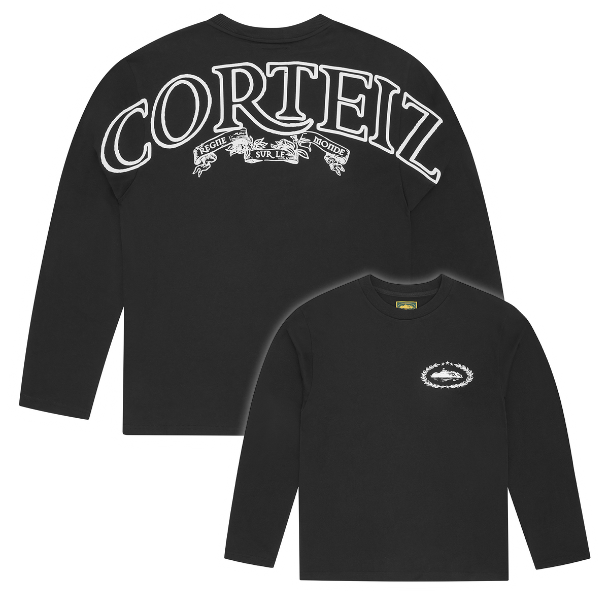 ROYALE HEAVYWEIGHT TEE LS [BLACK] Hoodie alternate view