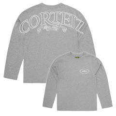 ROYALE HEAVYWEIGHT TEE LS [HEATHER GREY] Hoodie alternate view