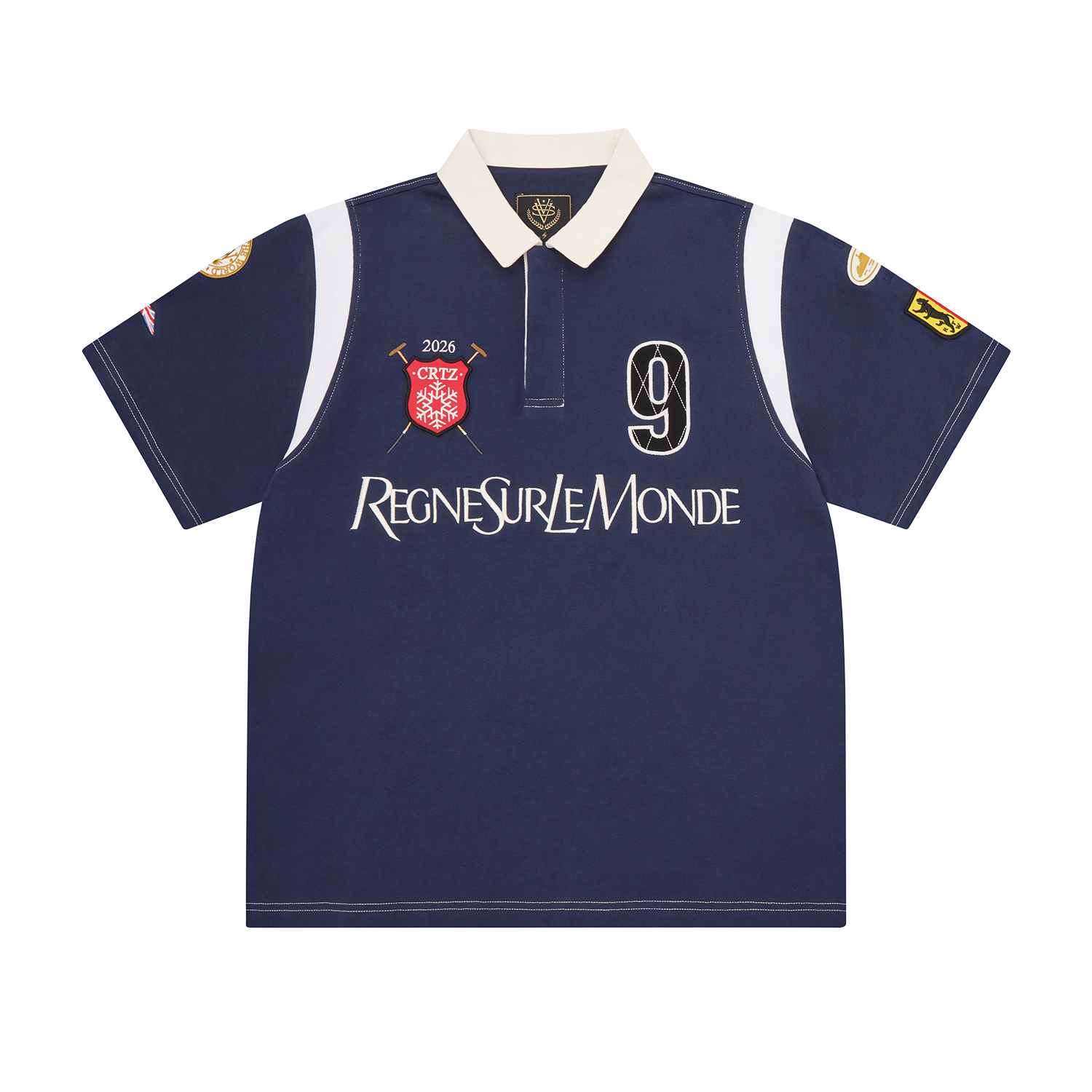 ALPINE POLO SHIRT [RSLM NAVY] Hoodie product image