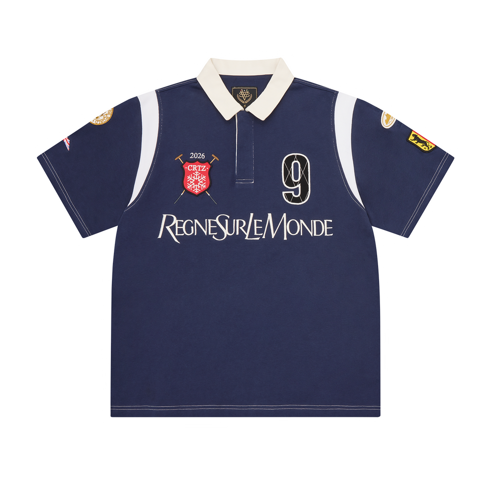 ALPINE POLO SHIRT [RSLM NAVY] Hoodie product image