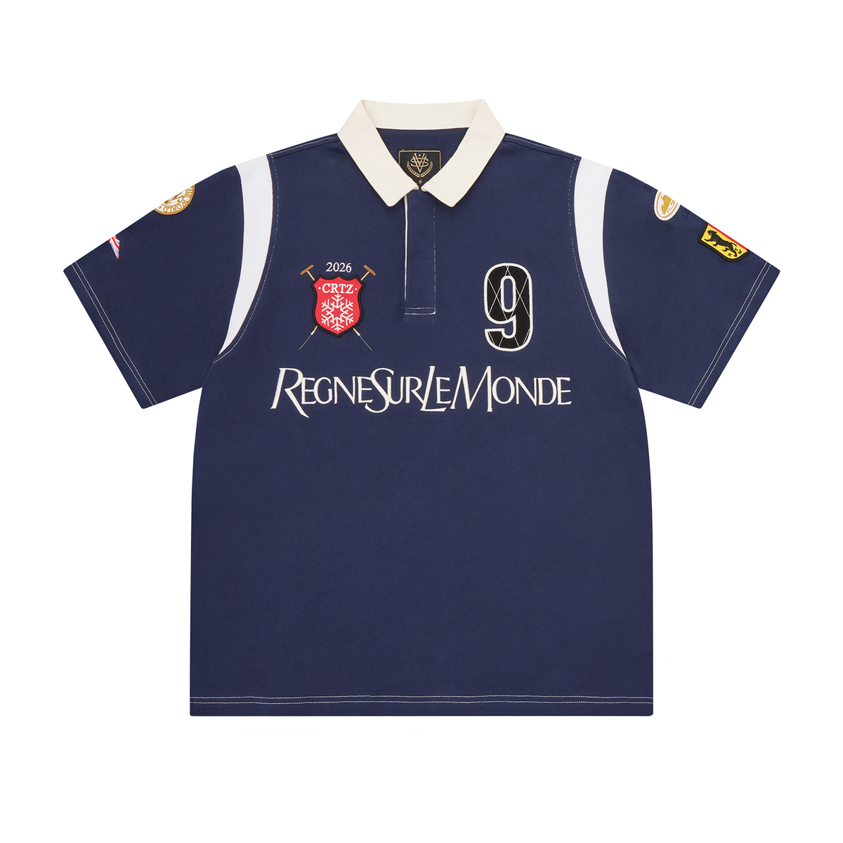 ALPINE POLO SHIRT [RSLM NAVY] Hoodie product image