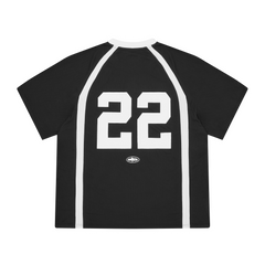RUGBY LEAGUE JERSEY [BLACK] Hoodie alternate view