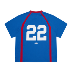RUGBY LEAGUE JERSEY [ROYAL BLUE] Hoodie alternate view