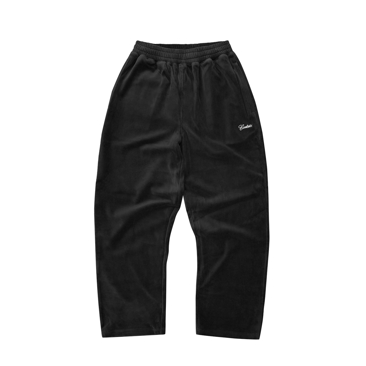Corteiz PISTA VELOUR TRACK PANT [BLACK] product image
