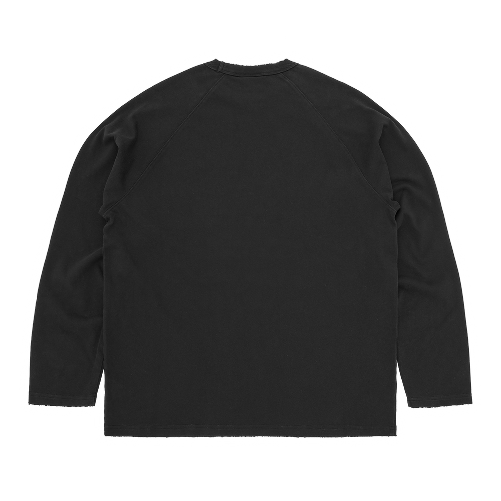 SOPHOMORE RAGLAN LS [BLACK] Hoodie alternate view
