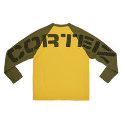 STENCIL RAGLAN LS [GOLD/OLIVE] Hoodie alternate view