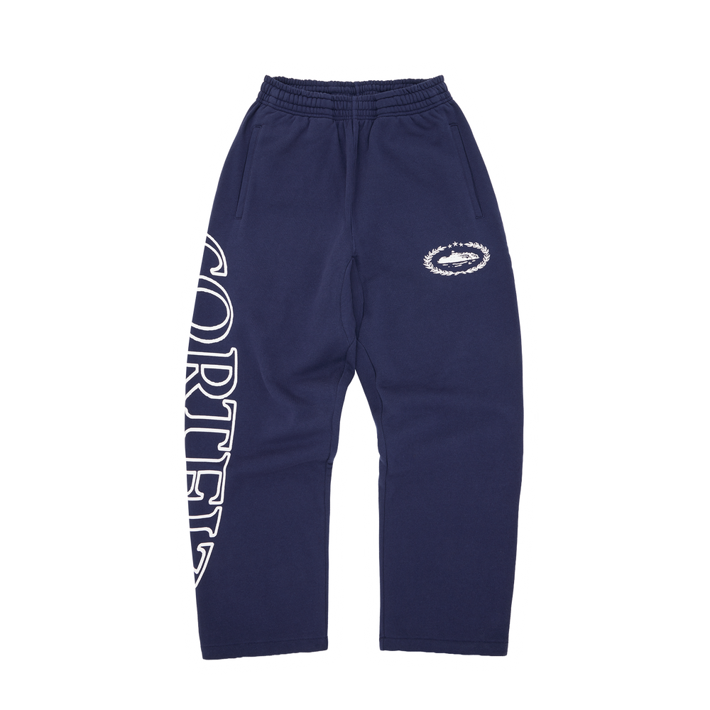 Corteiz SUPERIOR ROYALE OPEN HEM PANT [NAVY] product image