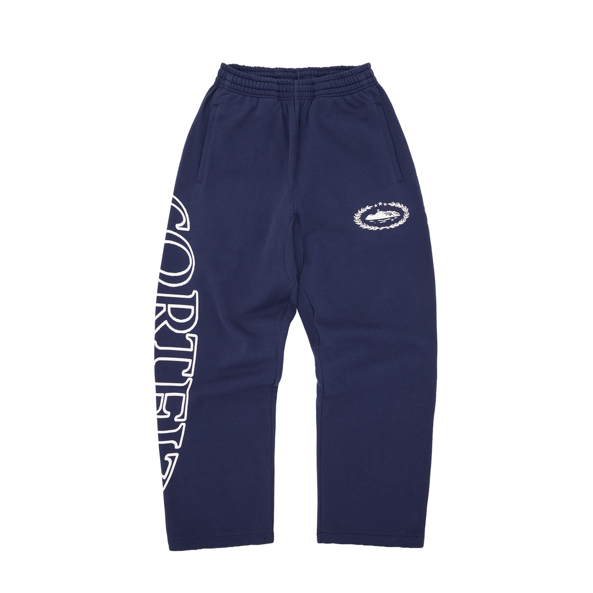 Corteiz SUPERIOR ROYALE OPEN HEM PANT [NAVY] product image
