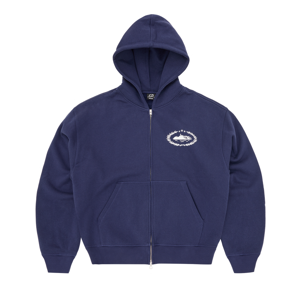SUPERIOR ROYALE ZIP HOODIE [NAVY] product image